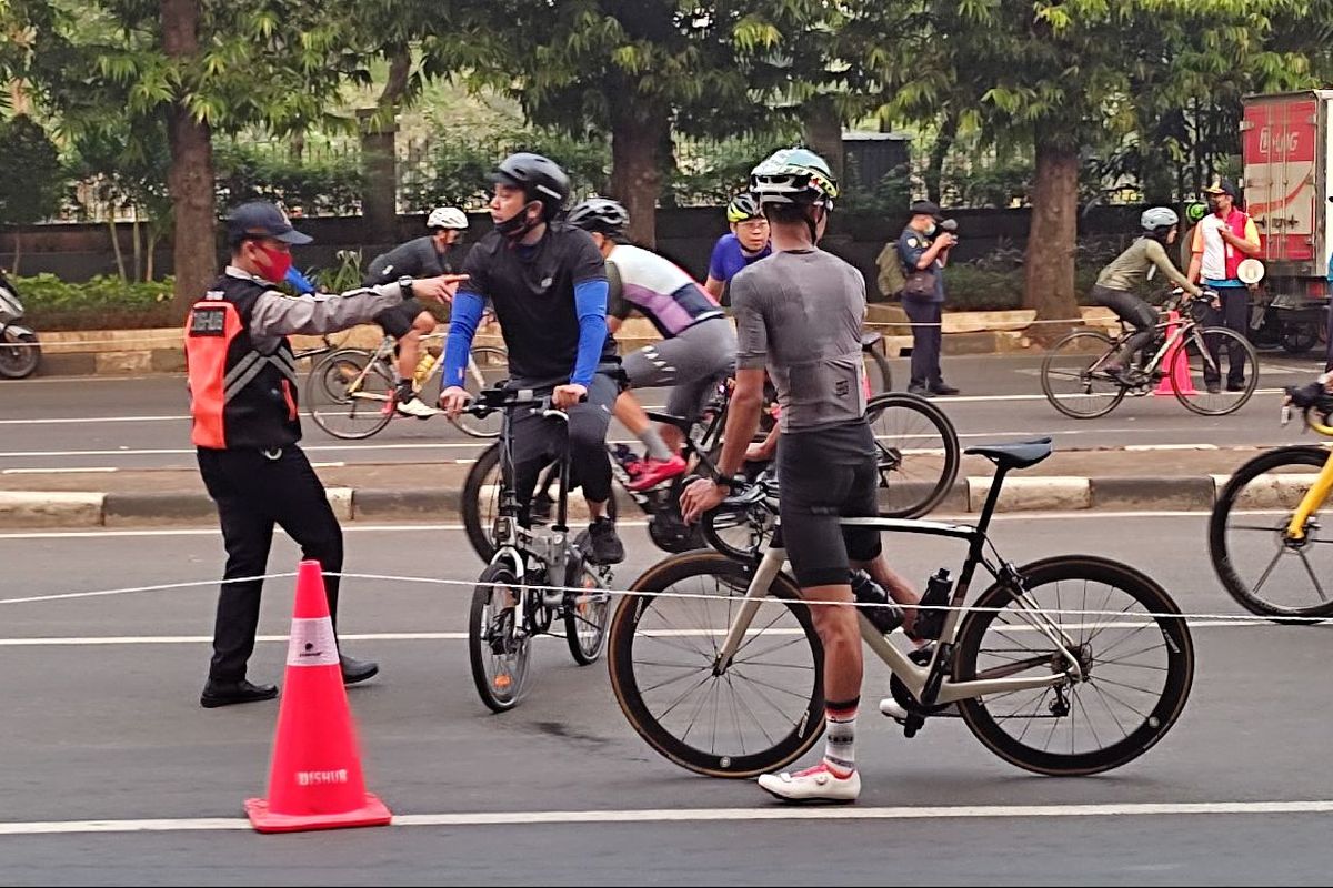 Pesepeda Protes Batas Gowes di Sudirman Penjelasan Dishub DKI